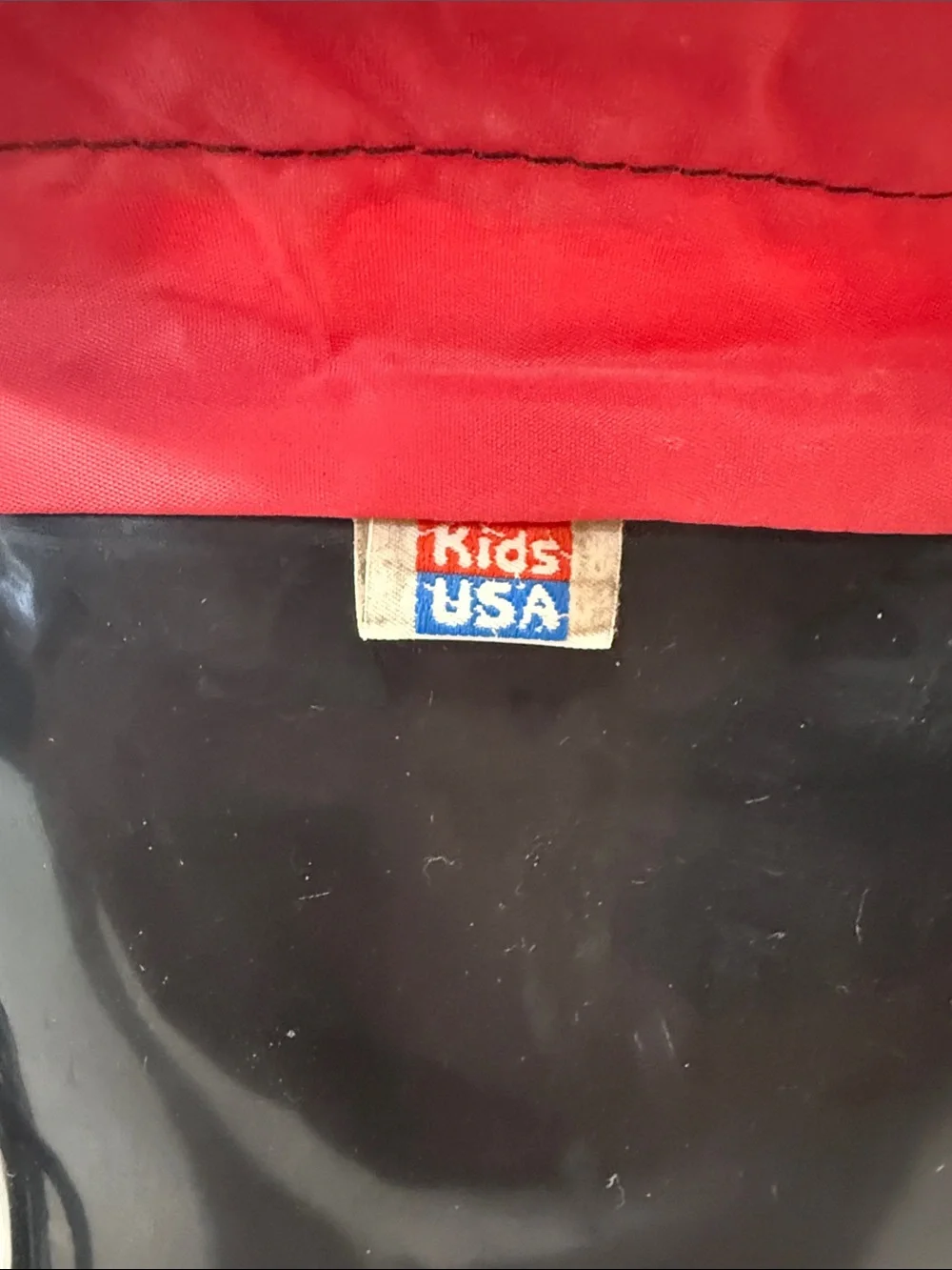 Kids USA Red and Black Rain Boots